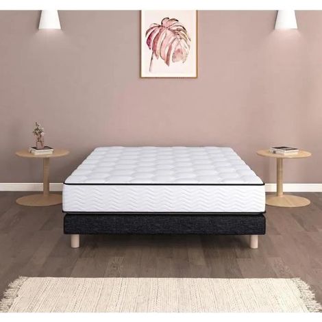 Alom PARIS Ensemble Lattenrost und Matratze 140x190 Anthrazit
