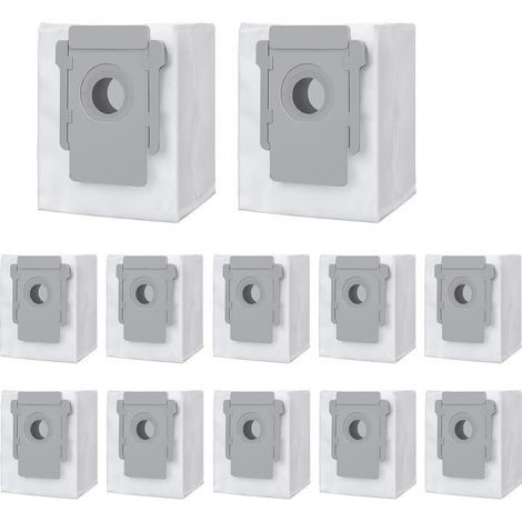 Lot de 12 sacs de rechange pour aspirateur iRobot Roomba i7 i7+ / i7 Plus E5 E6 E7 S9 S9+, kit d'accessoires pour iRobot Roomba i7 (1/5)