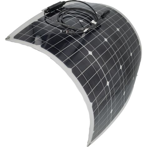 Panel solar flexible 50 W 18 V monocristalino ETFE flexible 63.5x54cm con MC4
