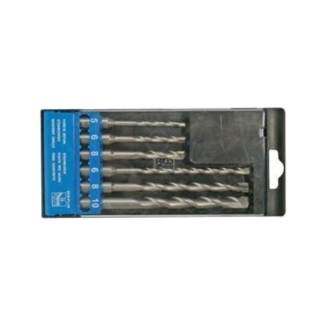 LOT DE 6 FORET POUR MARTEAU PERFORATEUR AVEC SDS-SHAFT SET, POINTE EN CARBURE (1/5)