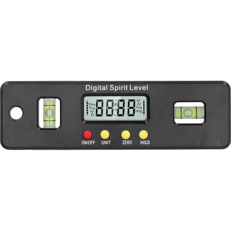 Niveau magnétique 150 mm, mini niveau électronique numérique, inclinomètre, rapporteur d'angle, outil de menuisier (1/4)