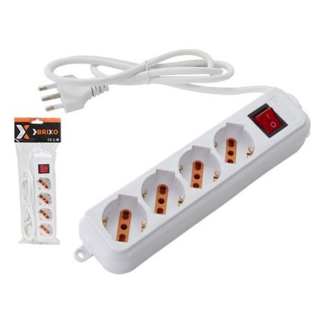 Multipresa 3 posti + 2 USB e supporto per smartphone