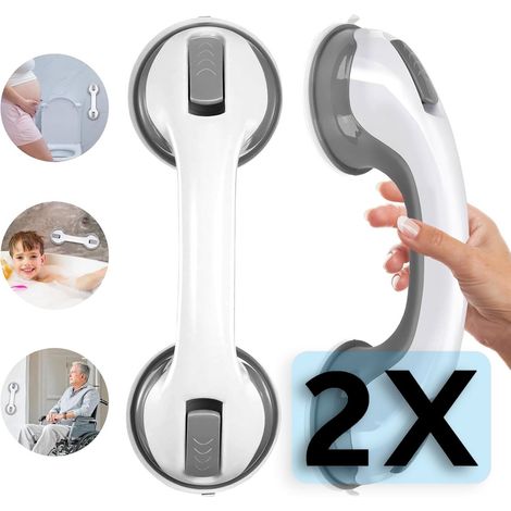 Poignée de sécurité avec ventouse auto-adhésive - Poignée - Ventouse - Accessoires de salle de bain - Marchepied (1/5)