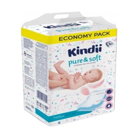 032304 HH Kindii Pure & Soft Serviettes hygiéniques jetables 30 pièces (60x40) (5/F) (1/5)