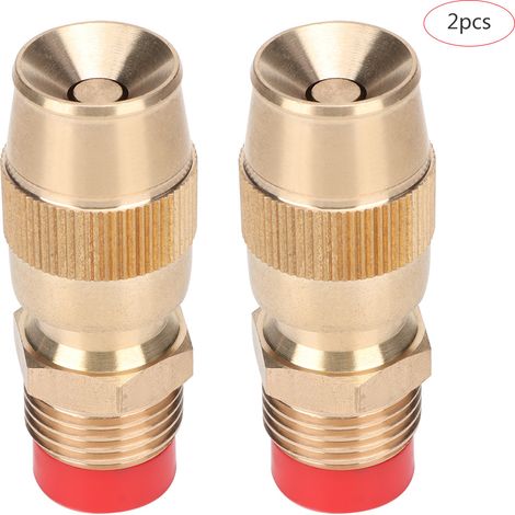 Lot de 4 buses d'arrosage réglables en cuivre G1/2 pouce pour jardin et pelouse (1/4)