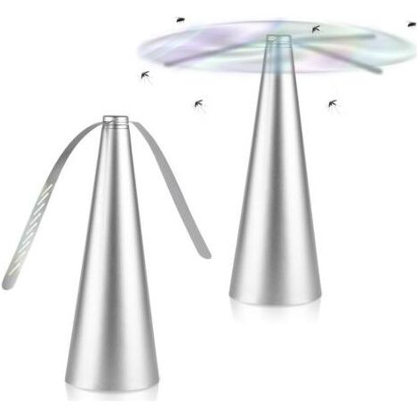 Lot de 2 ventilateurs anti-mouches, ventilateurs de table anti-moustiques pour le camping, les pique-niques, les barbecues et le jardin. (1/5)