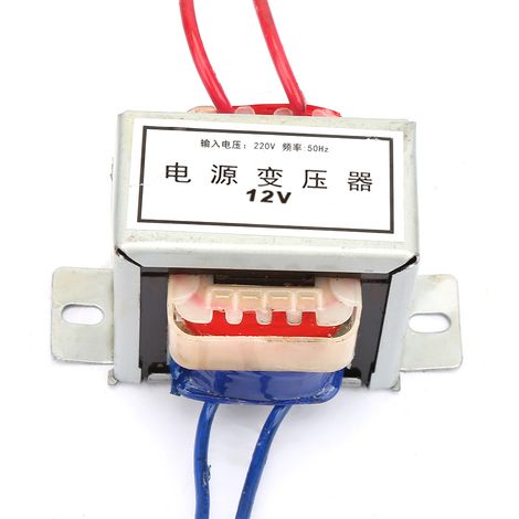 12V 12W Leistungstransformator, 220V 50Hz Eingang, Einzelnetzteil (1/3)