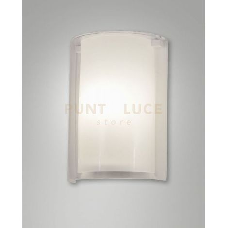 MARIBEL APPLIQUE TRASPARENTE IN VETRO 1 LUCE ATTACCO E27 IP20