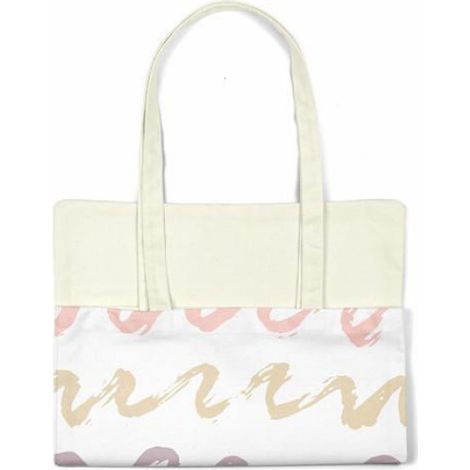 Sac Shopping - Tote Bag En Coton - 34 X 40 Cm - Anses 30 Cm - Réutilisable - 1 Pièce (1/4)