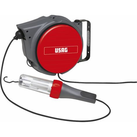 USAG U08890005 889 KB Avvolgicavo con portalampada Potenza 15W