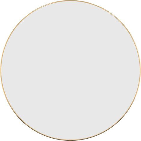 Wandspiegel Golden Ø 60 cm Rund vidaXL452616