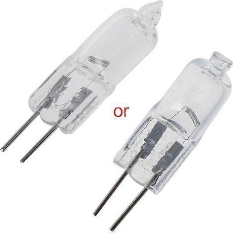 Ampoules halogènes G4 à capsule 12 V 20 W pour lampe bipolaire de type JC, blanc chaud transparent (1/5)