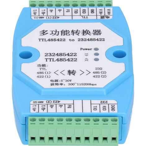 Convertisseur d'isolement, dispositif de protection contre les surtensions multifonction haute vitesse, 300-115 200 bps, 5-30 V (1/5)