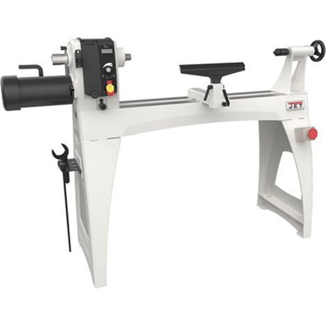 Tour à bois diamètre de tournage 470 mm entre-pointes 970 mm 1,5 kW 230V vitesses variables électroniques Jet JWL-1840EVS-M