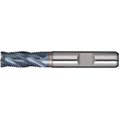 TECWERK Schaftfräser DIN 844 Typ HR D.20mm Einsatz-L.52mm HSS-Co5 TiCN Weldon TW (1/2)