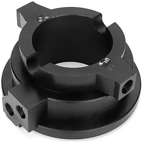 Componente di montaggio per smontagomme, valvola dell'aria da 49 mm, materiale ABS. Riduce l'attrito per cambi gomme rapidi. (1/5)