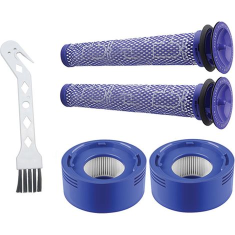 Kit Filtre HEPA Post-Moteur et Pré-Filtre pour Dyson V6 V7 V8, Cartouches de Remplacement, Accessoire Aspirateur Sans Fil, Filtration Maison Quotidienne (1/4)