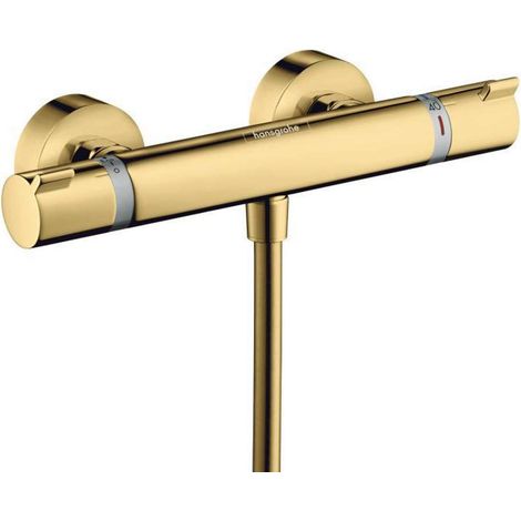 Hansgrohe Ecostat Comfort - Miscelatore doccia termostatico, color oro lucido 13116990 (1/3)