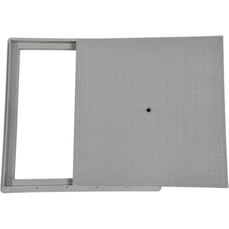 1PZ CHIUSINO CARRABILE COPERCHIO CON BULLONE cm 45 x 45 coperchio 43x43 cm,telaio 47,5x47,5 cm