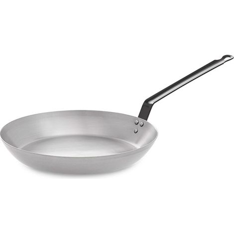 Sartén lyonesa llana con mango para uso profesional ø24 cm (1/2)