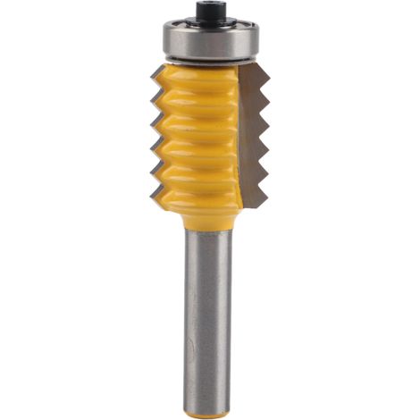 Finger Joint Router Bit Glue Milling Cutter Device 45 Steel V Tenoning Machine 8mm Shank24mm