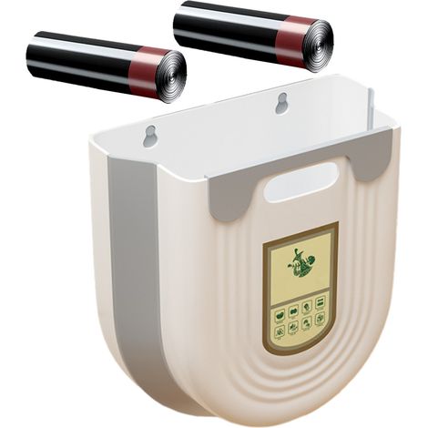 Poubelle Suspendue Cuisine - Poubelle Pliable 2.64 Gal - Pour Porte De Placard Salle De Bain Bureau Voiture Camping - 1 Pièce (1/5)
