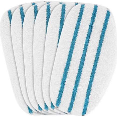 Lot de 6 serpillères à vapeur de rechange compatibles avec PurSteam ThermaPro 10 en 1, en microfibre (1/5)