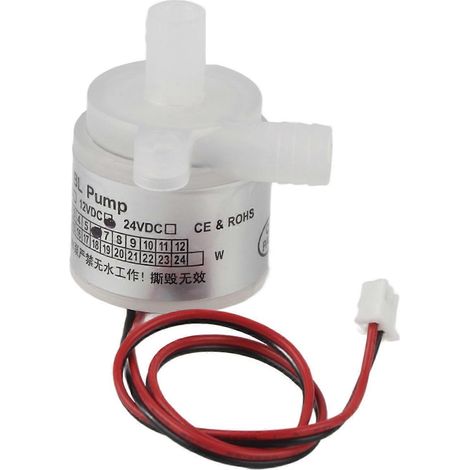 Mini pompe à eau blanche, de qualité alimentaire, sans balais, 12 V CC, 6 W, pour instruments médicaux