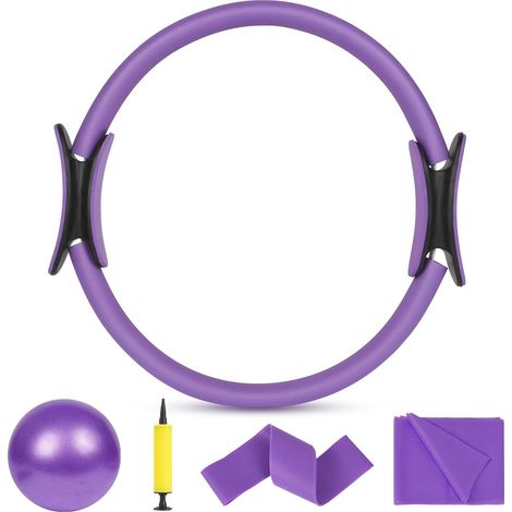 4 PCS/6 PCS Ensemble Pilates, 15''/38cm Anneau Cercle de Pilates (1/5)