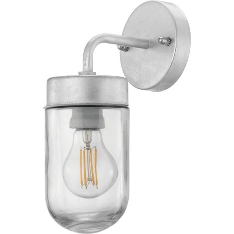 Applique murale, lampe intérieure, pour chambre, acier galvanisé (1/2)