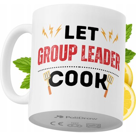 Lustige Kaffeetasse mit witzigem Textdesign für Gruppenleiter – ideal für Geburtstage, Namenstage, Feiertage und besondere Anlässe. Hochwertige Tasse für Zuhause, Büro und Arbeit. Farbe: Weiß, 330 ml.