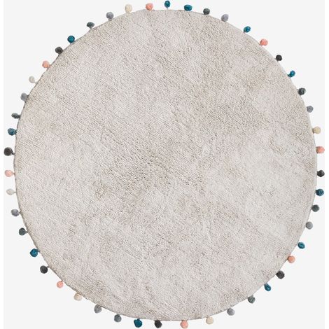 Tappeto rotondo in cotone (Ø126 cm) Cinder Kids SKLUM (1/5)