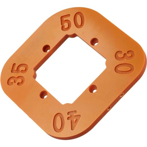 Gabarit d'angle pour défonceuse à bois, pour des solutions de finition de bords sans joint ( ) (1/4)