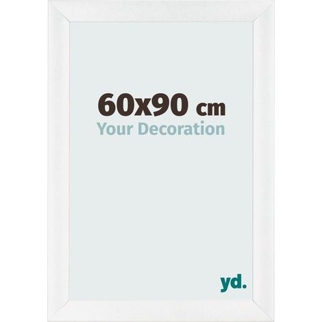 yd. - Cadre photo 60x90 - Blanc Brillant - MDF - Pisa (1/5)