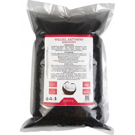 CARBONE ATTIVO DI COCCO DISTILLAZIONE 1,7L (1/3)