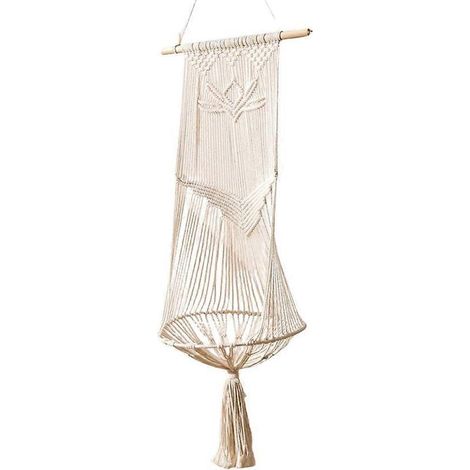 Tapisserie suspendue à franges en corde de coton tissée à la main, style nordique, pour chat - Jianyue Home Furnishings - Hamac pour animaux de compagnie pour salon B (1/5)