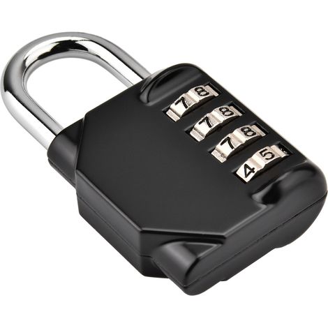 Cadenas à combinaison à 4 chiffres pour salle de sport ou usage industriel (1/5)