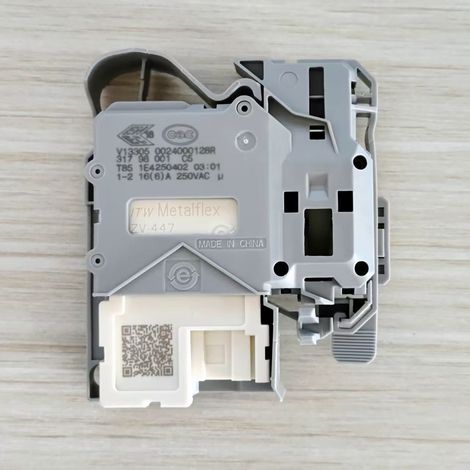 Interrupteur de porte de lave-linge entièrement automatique, verrou de porte électromagnétique ZV-447, verrouillage de porte à micro-retard V13305 0024000128R