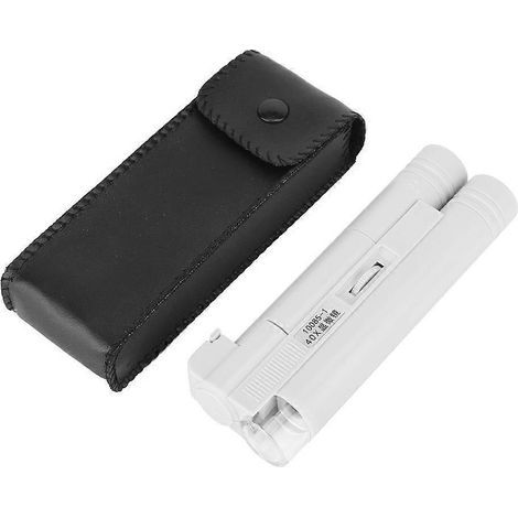 Microscope LED de poche avec zoom 40x, loupe et microlentille pour tous les téléphones portables courants