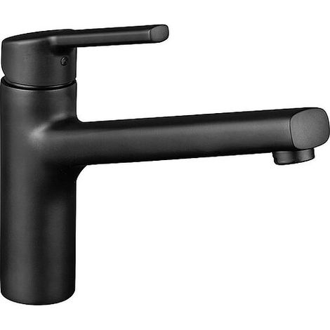 KWC Küchenarmatur Luna E1 schwarz matt Hochdruck (1/4)