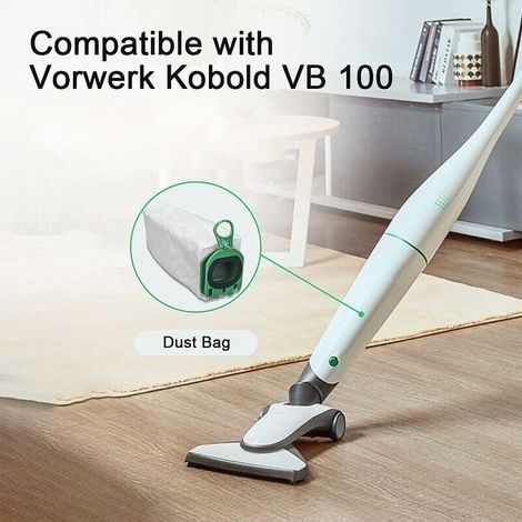 Staubsaugerbeutel, 10 Ersatz-Staubsaugerbeutel für Vorwerk Kobold VB100 Staubsauger (1/4)