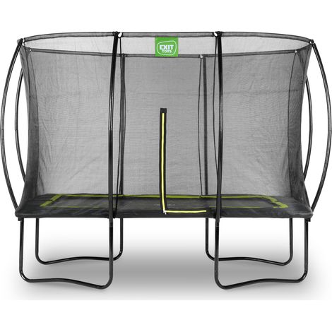 Trampoline Silhouette rectangulaire 214 x 305 cm Noir - Exit Toys (1/8)