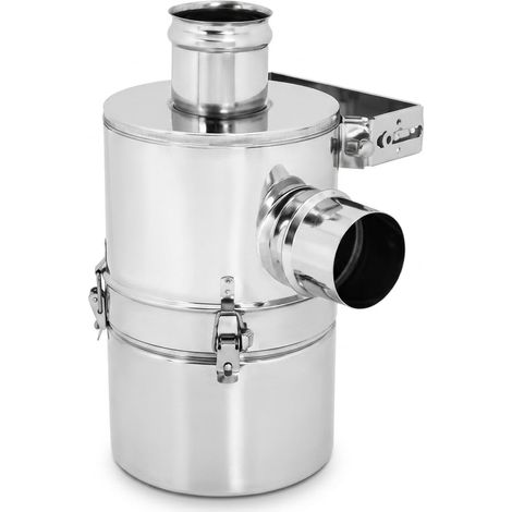 MAKA Abbattitore Fuliggine ad Acqua Canna Fumaria Pellet Inox Ø 80 mm (1/5)