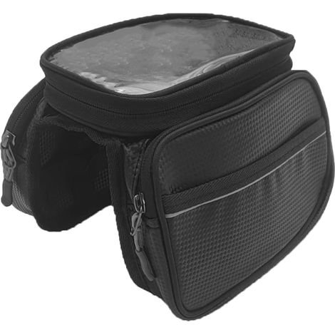 Borsa Bici Anteriore Telaio Borsello Manubrio Porta Oggetti Cellulare Anteriore