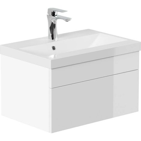 HOME DELUXE - Set completo di mobili da bagno WANGEROOGE Made in Germany  Colore: bianco, taglia: S (1/5)