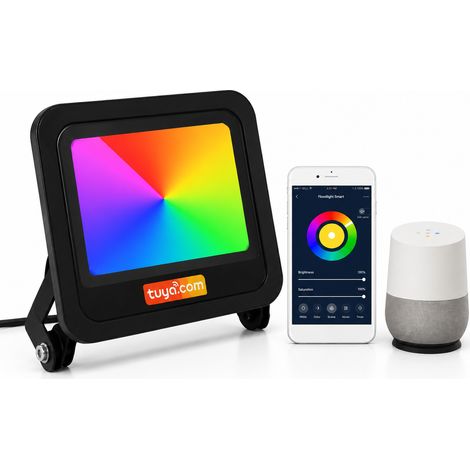Proiettore LED Tuya 50W 90-110 lm/W IP65 120º WiFi RGB CCT (1/2)