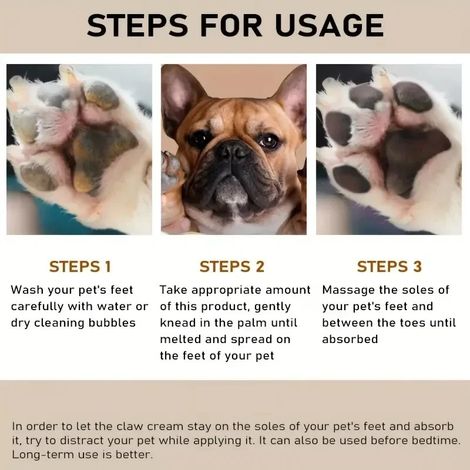 KineShineX Dog Paw Balm, Dog Paw Protector, Pet Foot Moisturizer, Pet Cracked Paws (1/4)