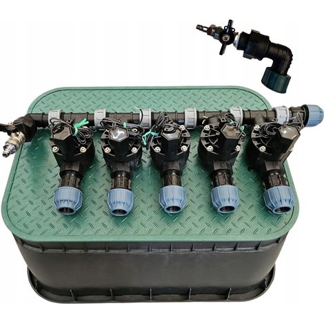 Kit Rain Bird 5 sections : collecteur avec compresseur, puisard, PE 25 (1/4)