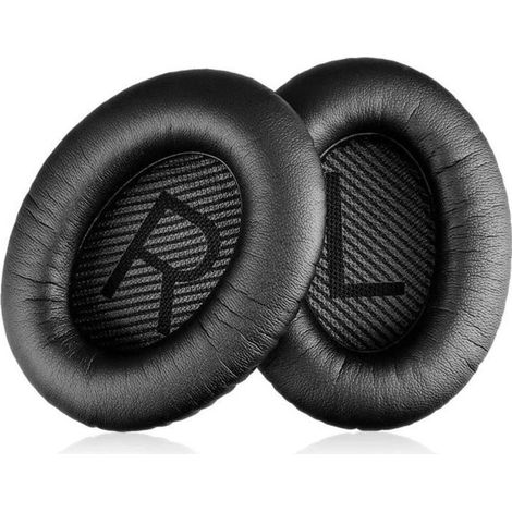 Coussinets de Remplacement pour Casques Bose Quiet Comfort QC 2 15 25 35 AE2 AE2i AE2w, Noir