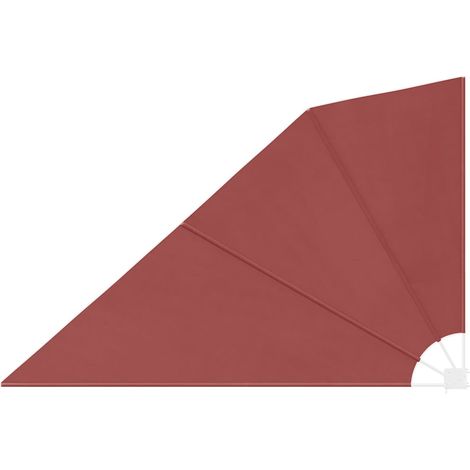 Maison Exclusive - Toldo lateral plegable de balcón color terraco (1/5)